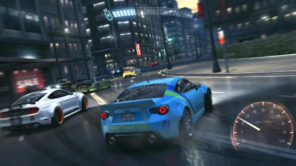 need for speed no limits mod apk interface