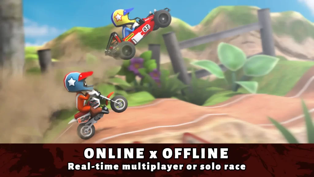 offline and online Mini Racing Adventures MOD APK interface