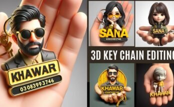 How to Create 3D Ai Key Chain for Boys Girls Bing Image Creator Tutorial Free